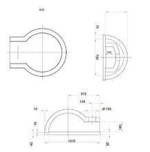 Charger l'image dans la galerie, Ensemble complet four à bois 27.5 pouces diamètre