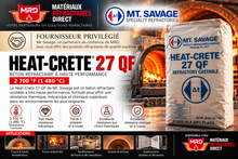 Charger l'image dans la galerie, Heatcrete 27QF Mt. Savage, 2700 °F (1480 °C), MRD fournisseur privilégié
